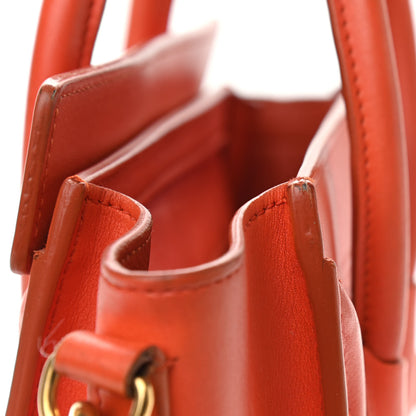 Celine Smooth Calfskin Nano Luggage Fluo Orange 11 of 12