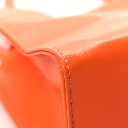 Telfar Vegan Leather Small Shopping Bag Orange 10 of 13