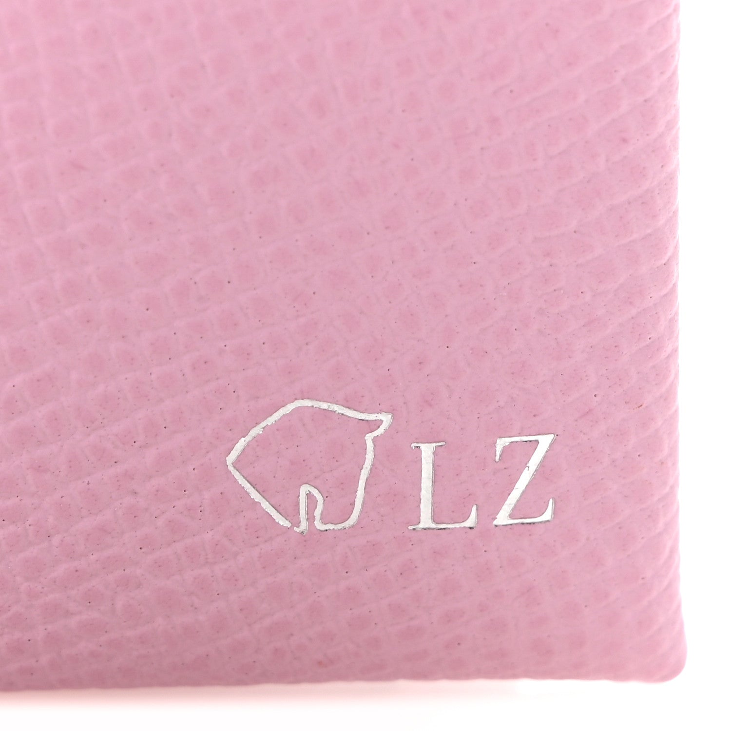 Hermes Epsom Horseshoe Calvi Card Case Mauve Sylvestre Rose Azalee 8 of 9