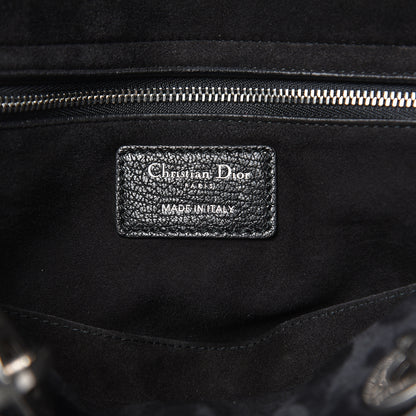 Christian Dior Canyon Grained Lambskin Large Lady Dior Black 6 of 15