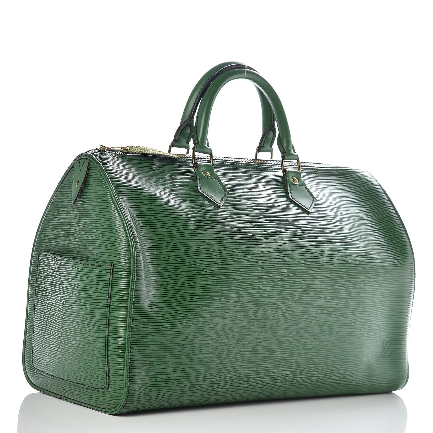 Louis Vuitton Epi Speedy 35 Borneo 3 of 15