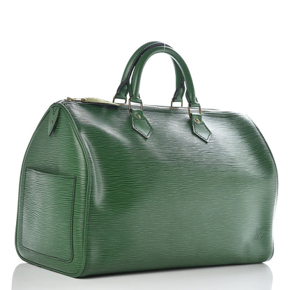 Louis Vuitton Epi Speedy 35 Borneo 3 of 15