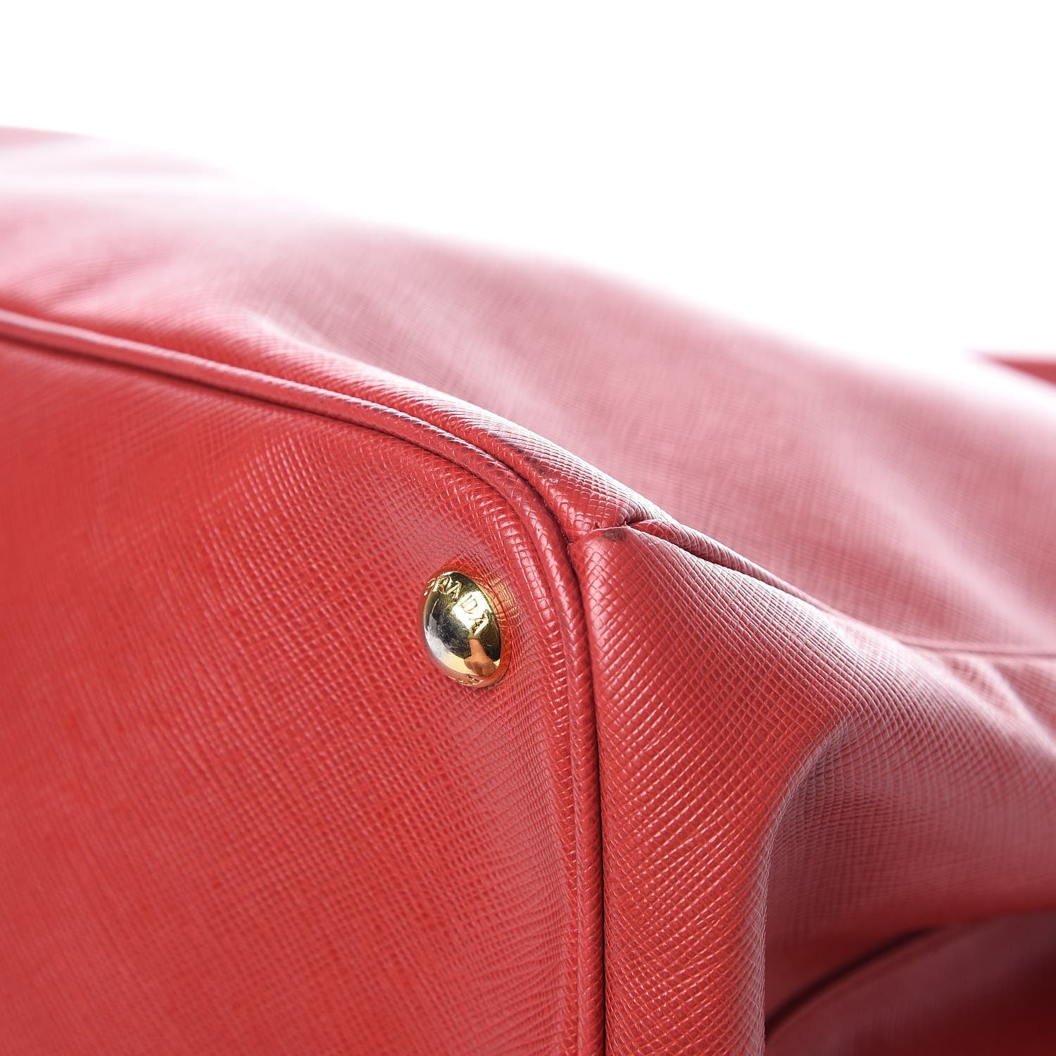 Prada Saffiano Large Tote Fuoco 13 of 15