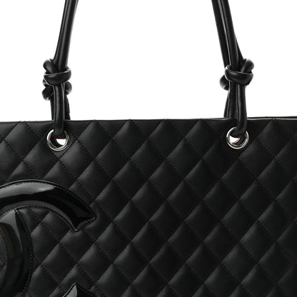 Chanel Calfskin Quilted Large Cambon Tote Black 8 of 11