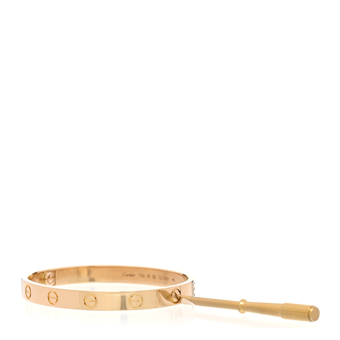 18K Yellow Gold LOVE Bracelet 16