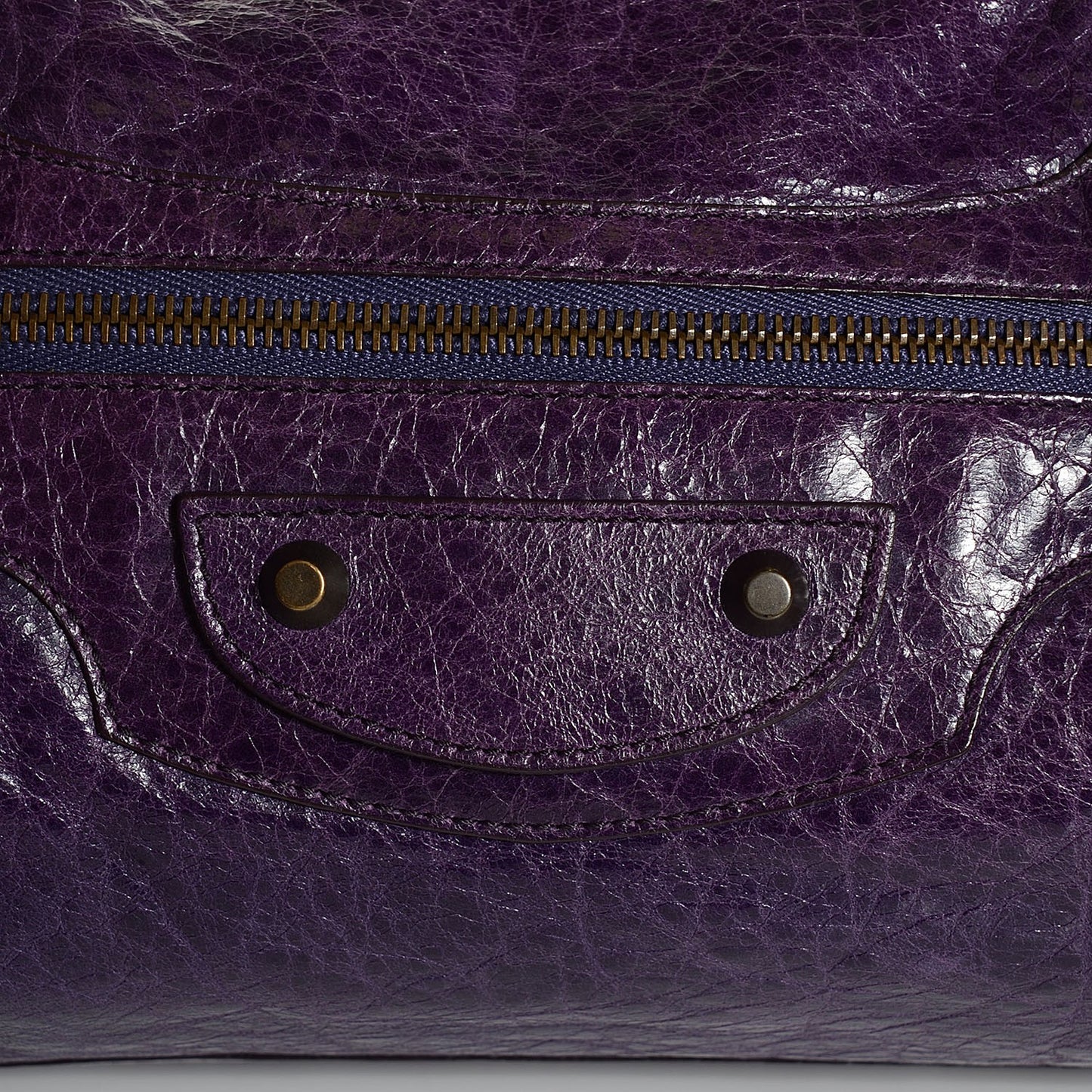 Agneau Classic Hardware Twiggy Sapphire