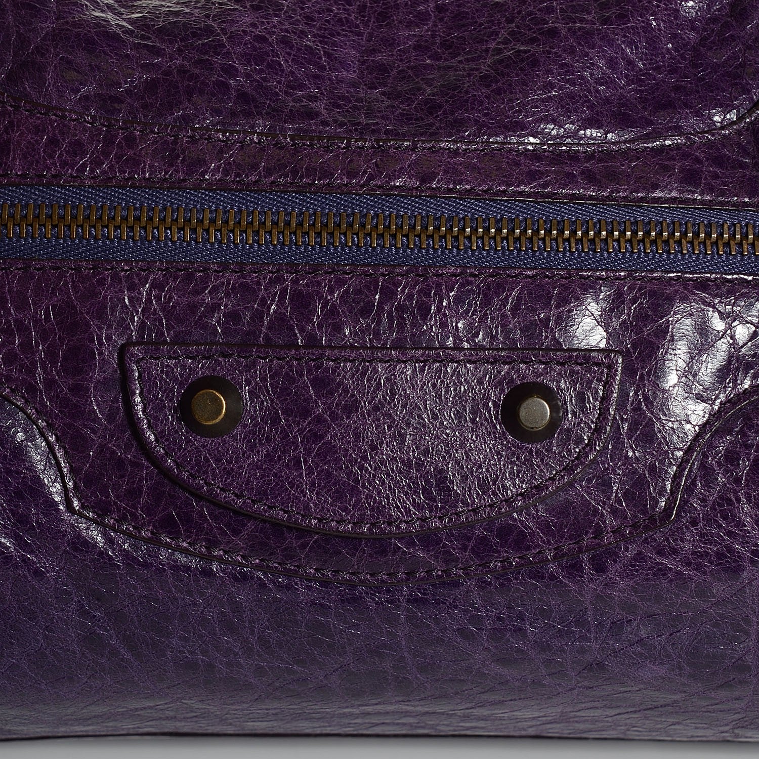 Balenciaga Agneau Classic Hardware Twiggy Sapphire 8 of 14
