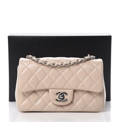 Chanel Caviar Quilted Mini Rectangular Flap Light Pink 12 of 12