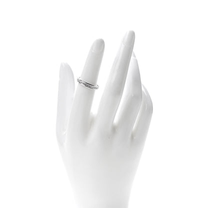 Chopard 18K White Gold Diamond .51ct 3.5mm Wedding Band Ring 50 5.25 2 of 6