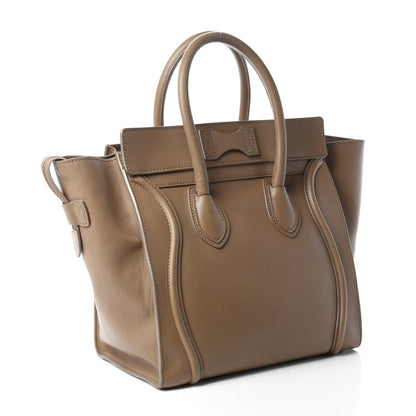 Celine Smooth Calfskin Mini Luggage Camel 3 of 11