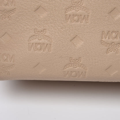 MCM Grained Calfskin Medium Klara Hobo New Beige 15 of 16