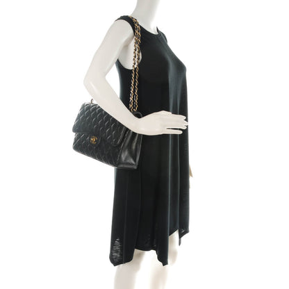 Chanel Caviar Quilted Jumbo Double Flap Black 2 of 9