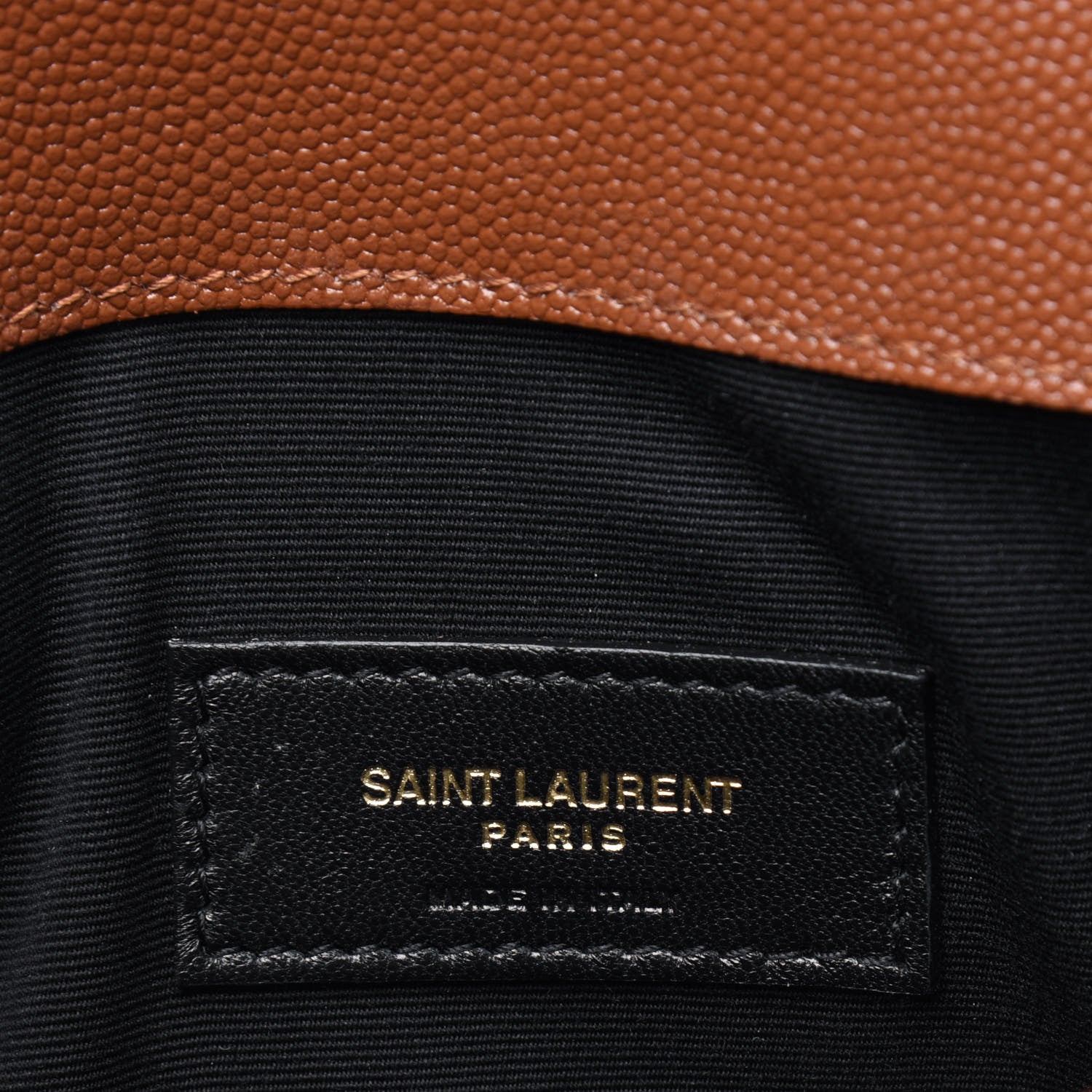 Saint Laurent Grain De Poudre Uptown Pouch Brick 6 of 9