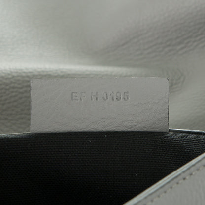 Givenchy Grained Calfskin Medium Pandora Pure Flap Bag Pearl Grey 7 of 7