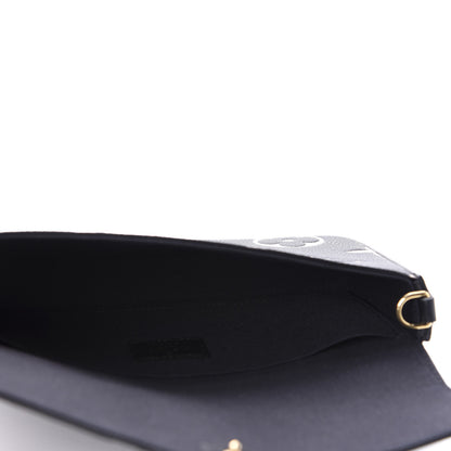 Louis Vuitton Empreinte Monogram Giant Crafty Pochette Felicie Black Creme 5 of 10