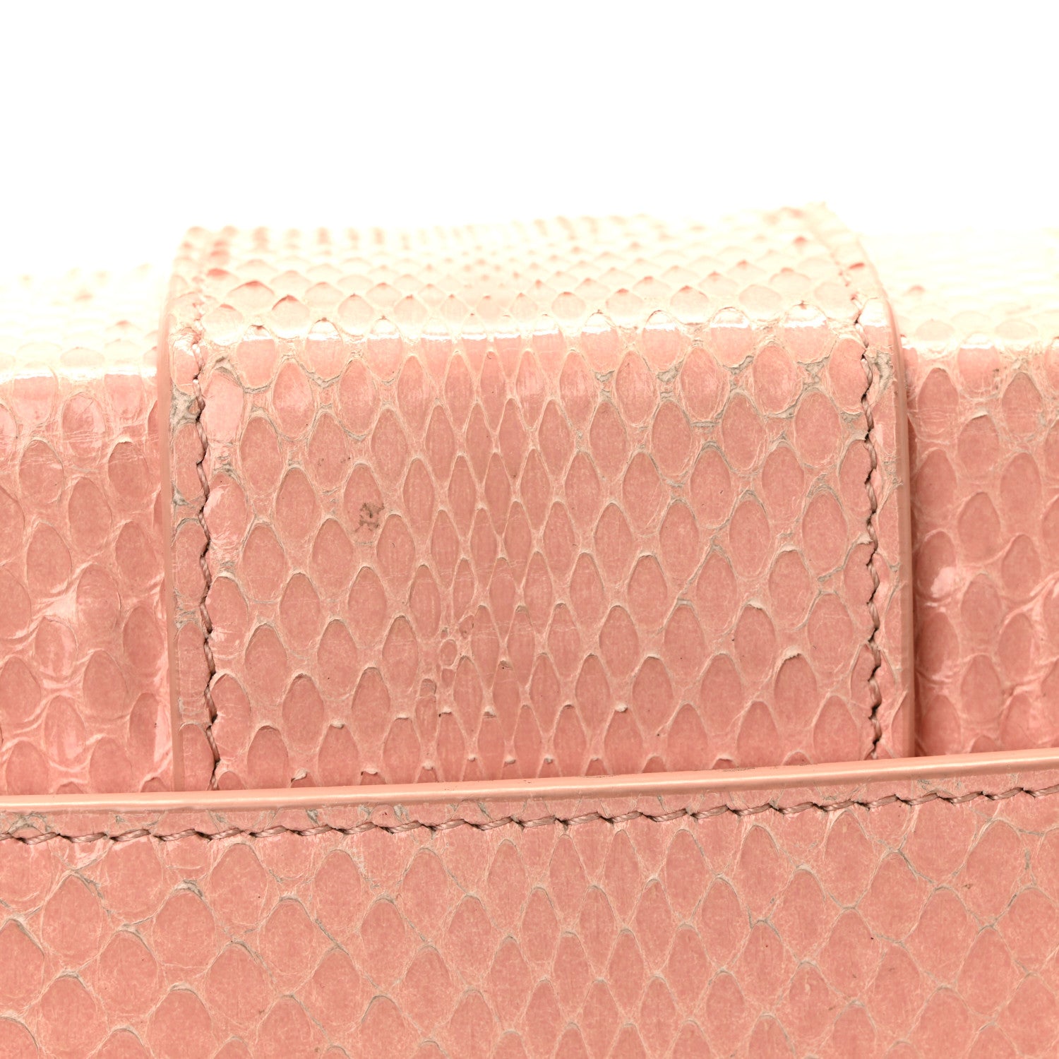 Christian Dior Snakeskin 30 Montaigne Box Bag Rose Clair 11 of 11