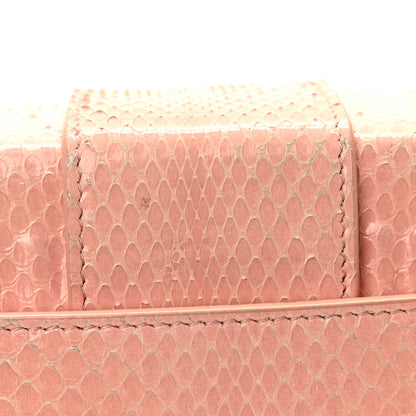 Christian Dior Snakeskin 30 Montaigne Box Bag Rose Clair 11 of 11