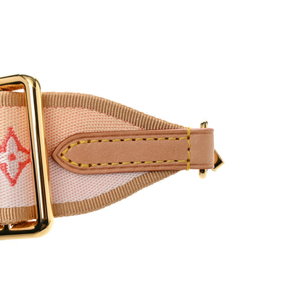 Louis Vuitton Jacquard Speedy Bandouliere 20 Shoulder Strap Pink Orange 4 of 5