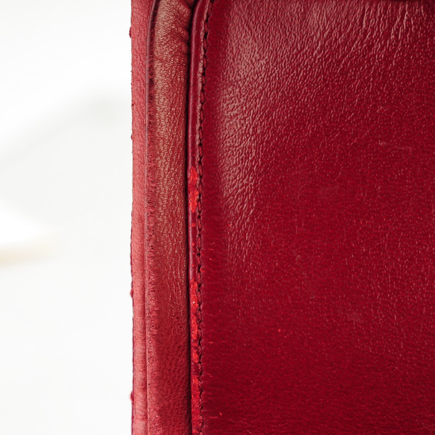Distressed Patent Quilted 2.55 Reissue 227 Flap Red