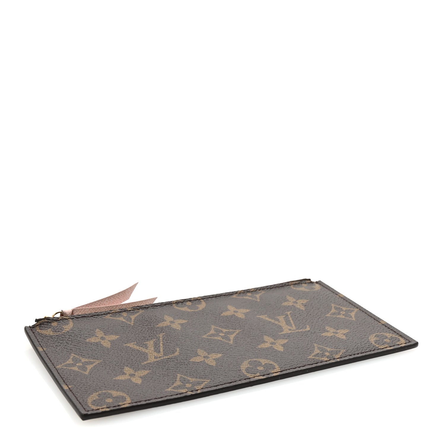 Louis Vuitton Monogram Felicie Chain Wallet Zippered Insert Pink 4 of 6