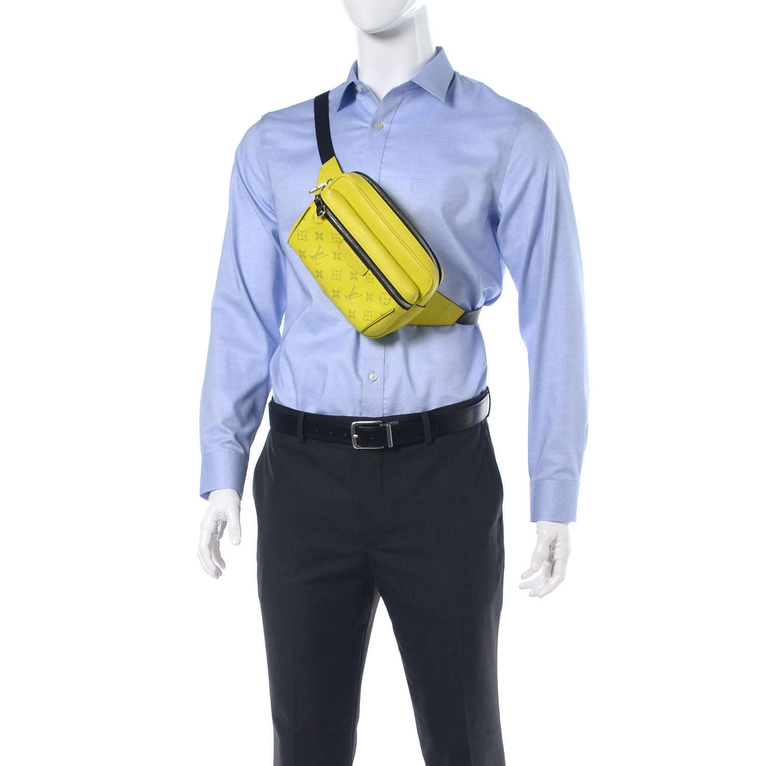 Louis Vuitton Monogram Taiga Outdoor Bumbag Yellow 2 of 9