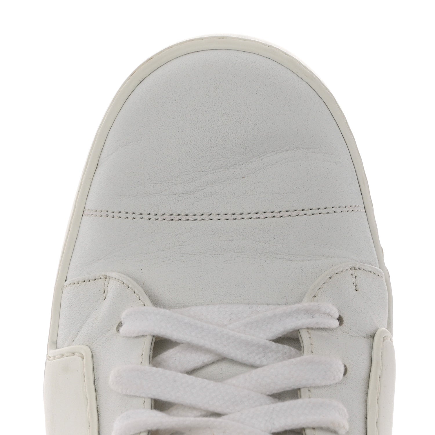 Chanel Calfskin Gum Womens CC Sneakers 39 White 10 of 13