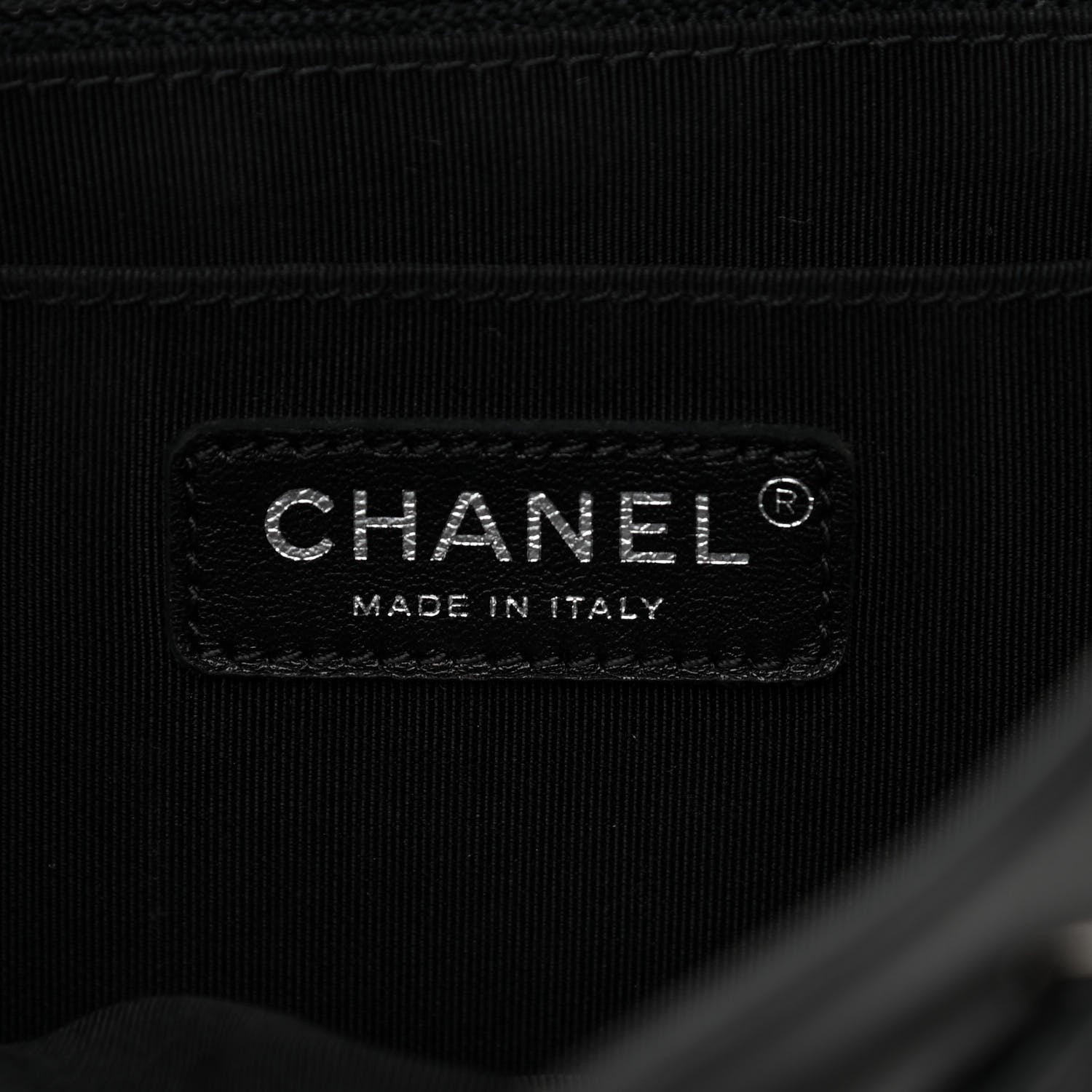 Chanel Calfskin Chevron Quilted Large Urban Spirit Backpack Black 5 of 16
