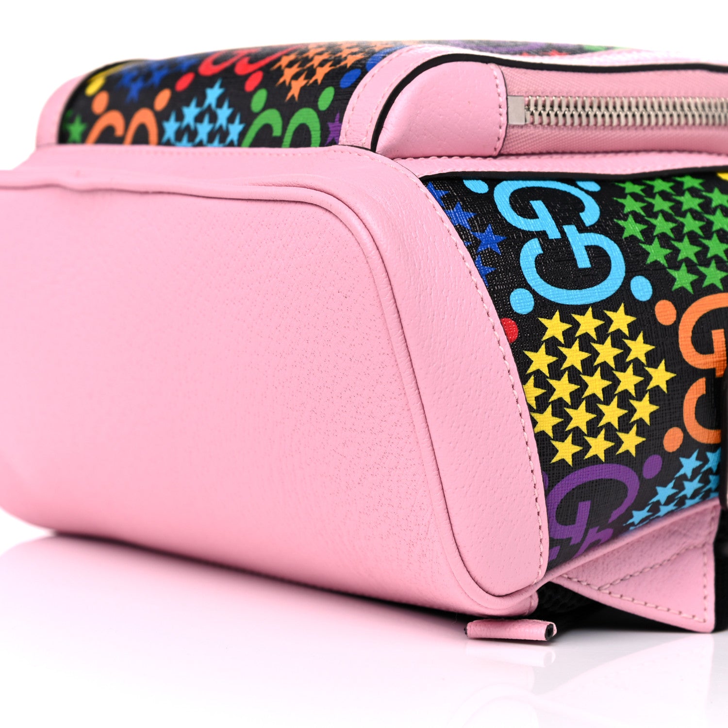 Gucci GG Supreme Monogram Psychedelic Small Day Backpack Black Multicolor Sugar Pink 10 of 10