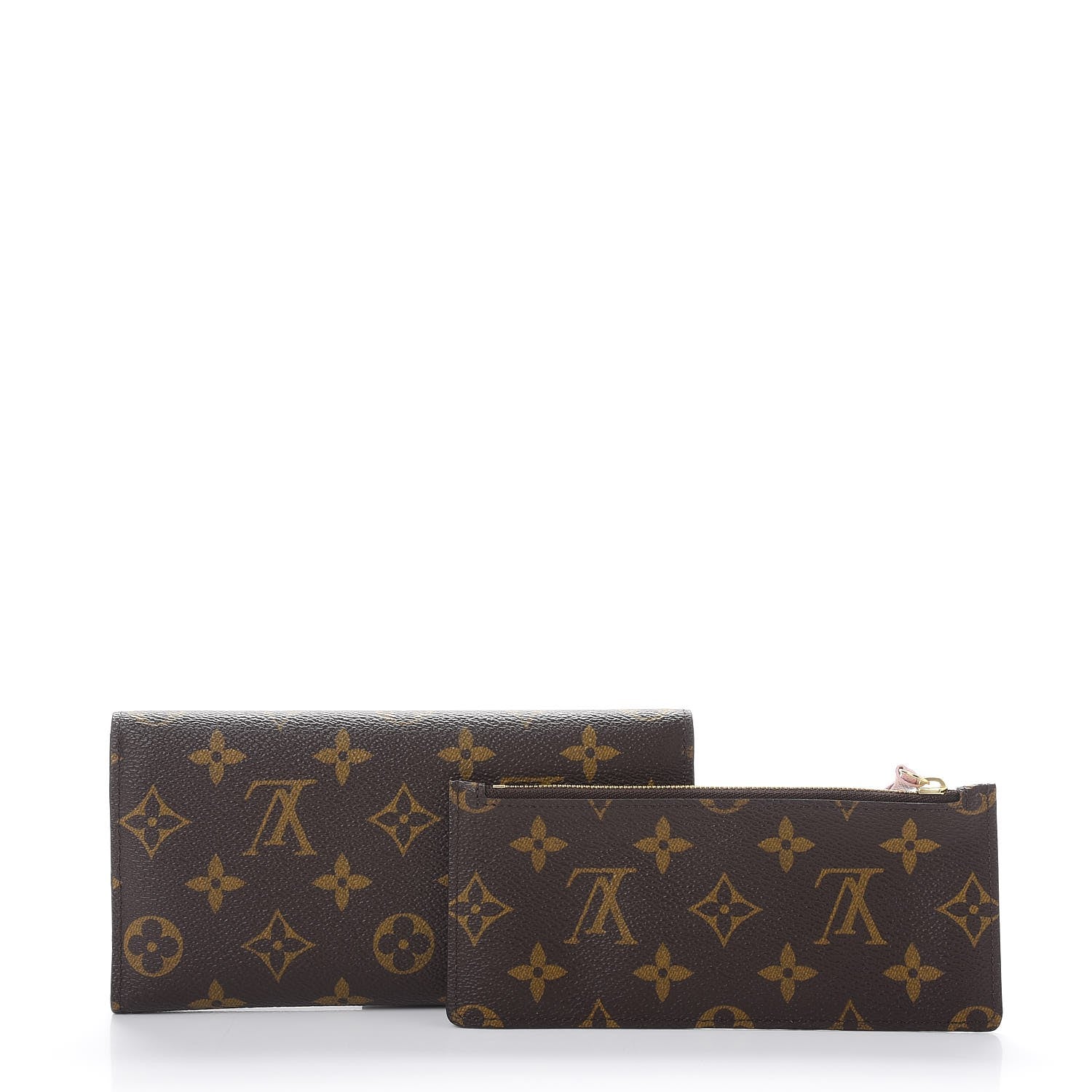 Louis Vuitton Monogram Josephine Wallet Rose Ballerine 6 of 11
