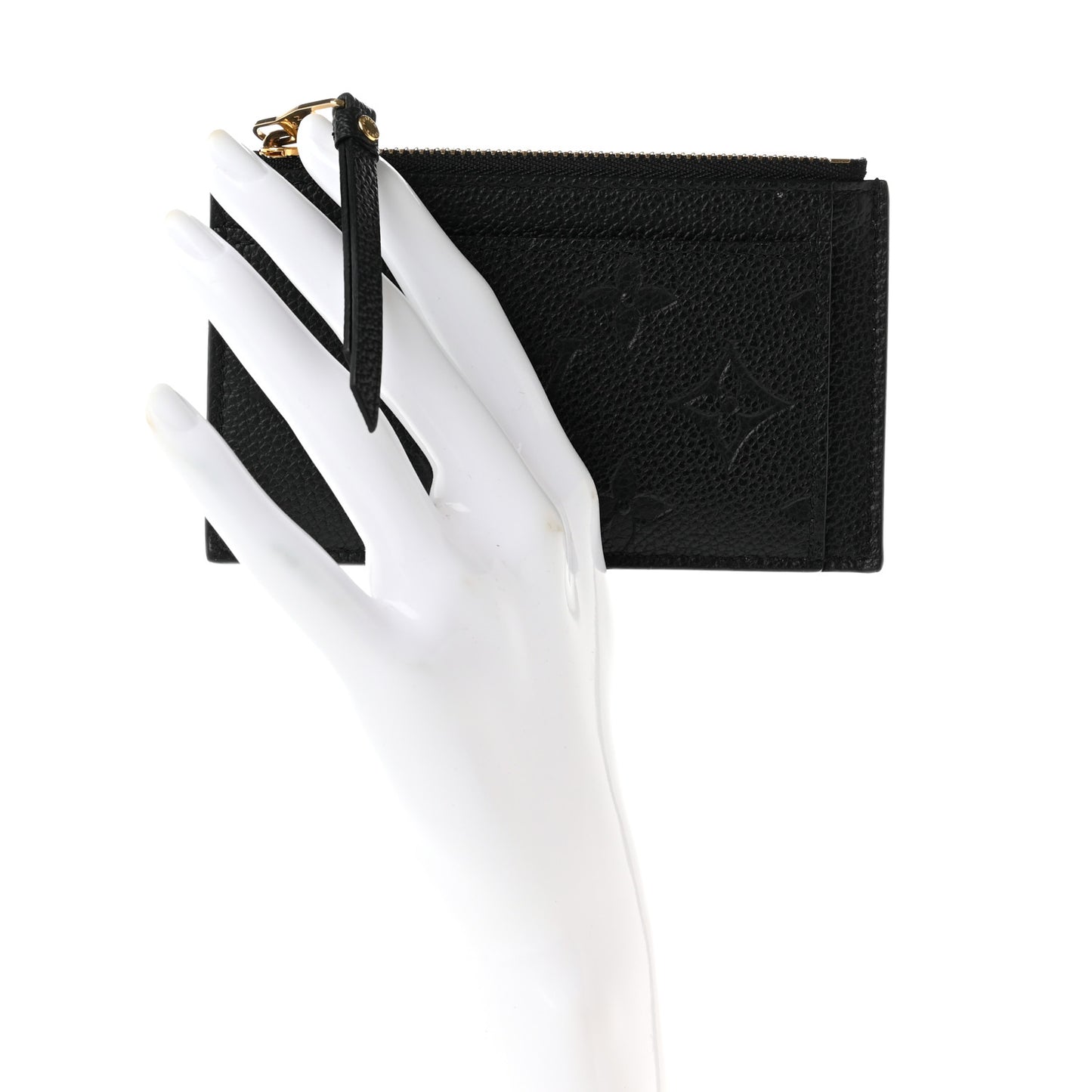 Empreinte Zipper Card Holder Black