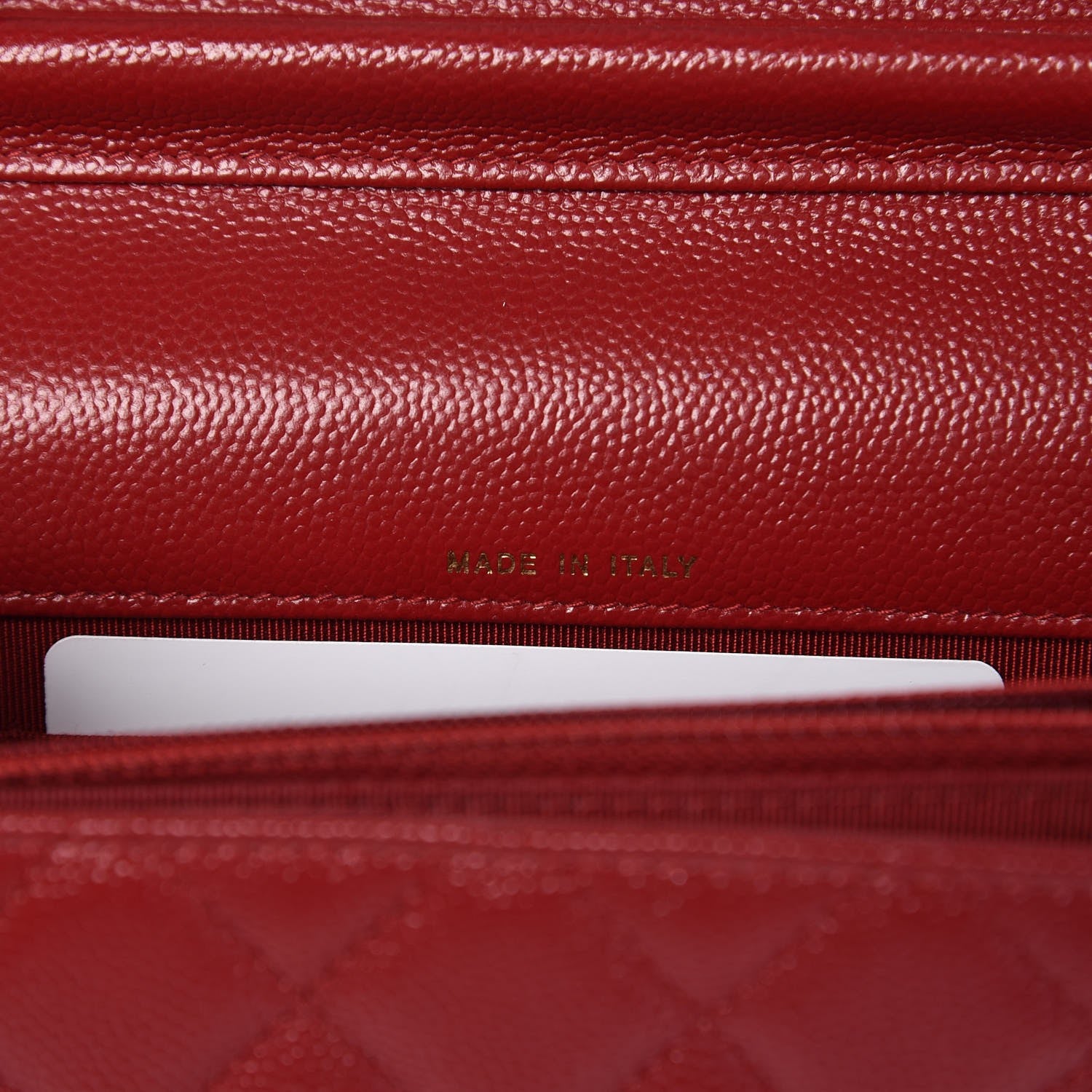 Chanel Caviar Quilted Square Wallet On Chain WOC Dark Red 7 of 8