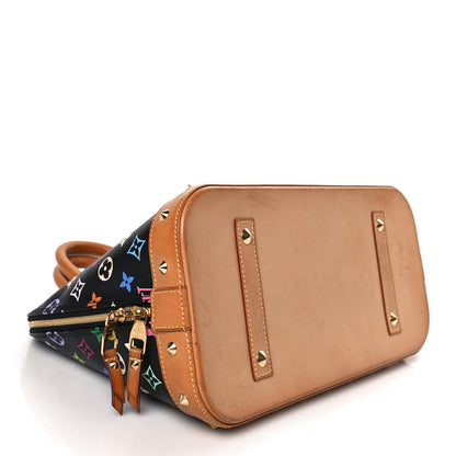 Louis Vuitton Monogram Multicolor Alma GM Black 4 of 11