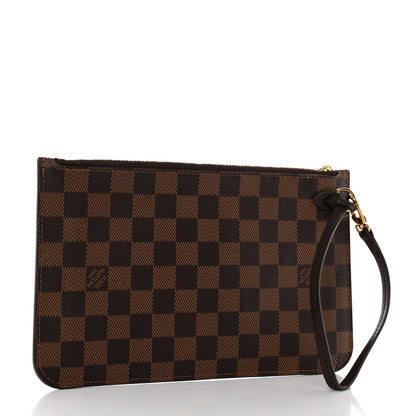 Louis Vuitton Damier Ebene Neverfull MM GM Pochette 3 of 7