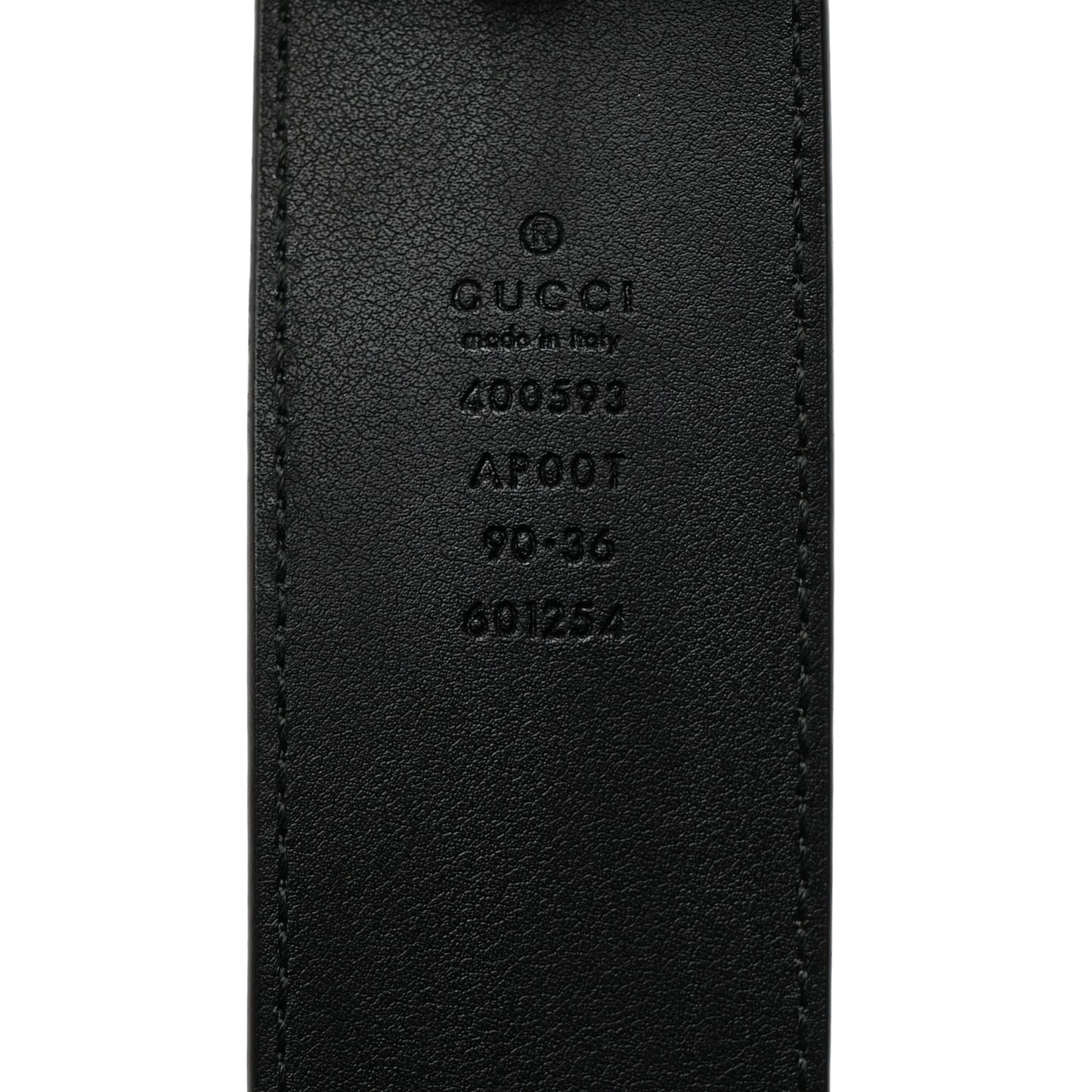 Calfskin Double G 40mm Belt 90 36 Black