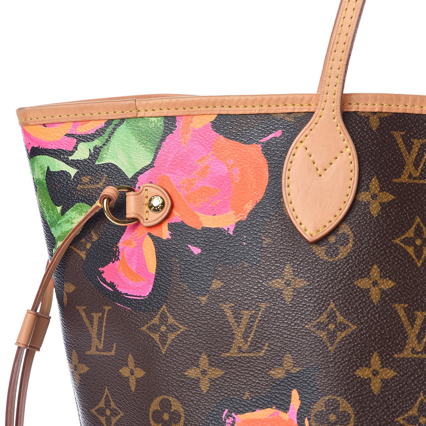 Monogram Roses Neverfull MM