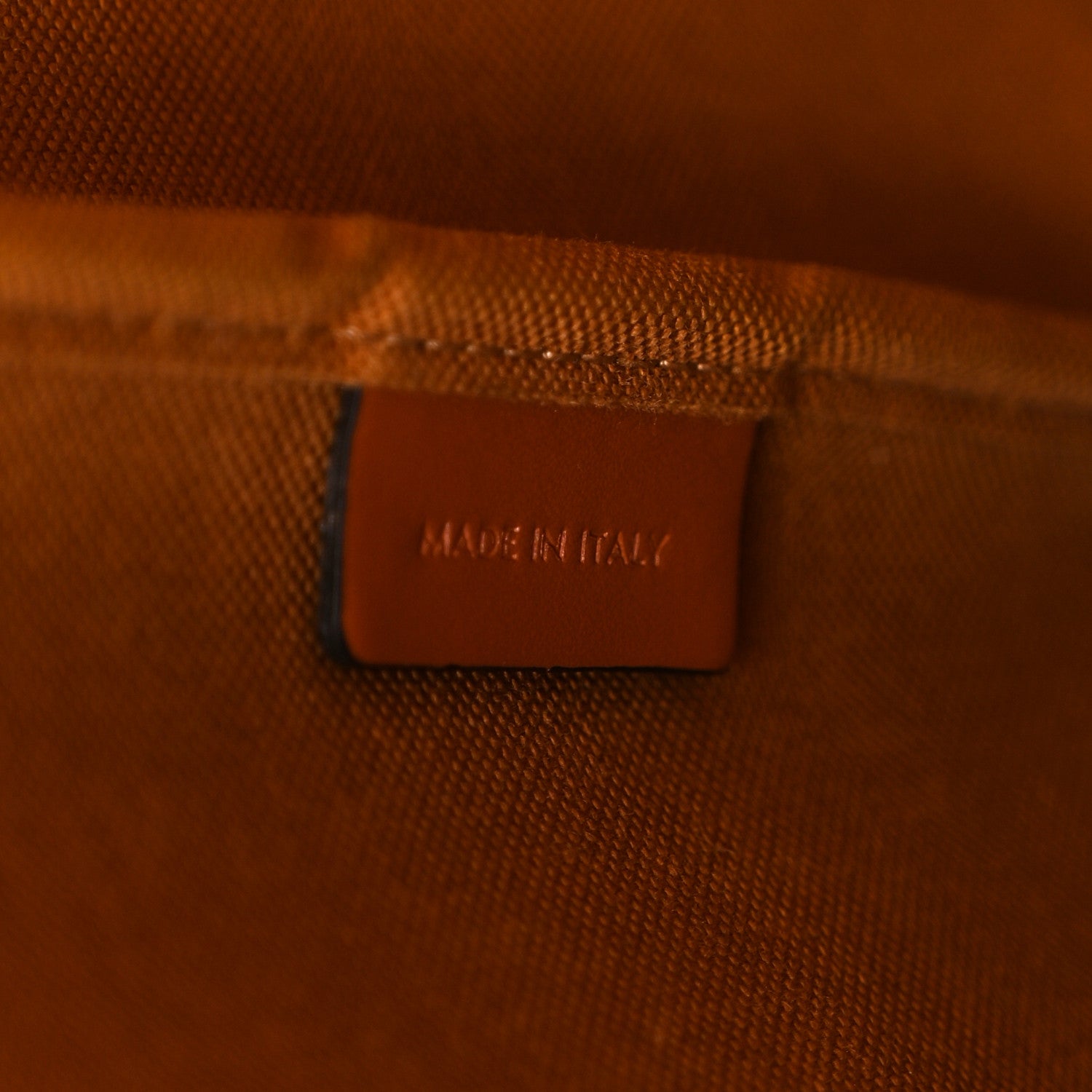 Celine Triomphe Canvas Calfskin Medium Bucket Bag Tan 7 of 10