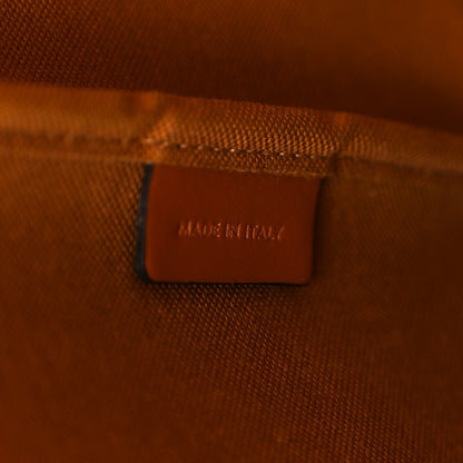 Celine Triomphe Canvas Calfskin Medium Bucket Bag Tan 7 of 10