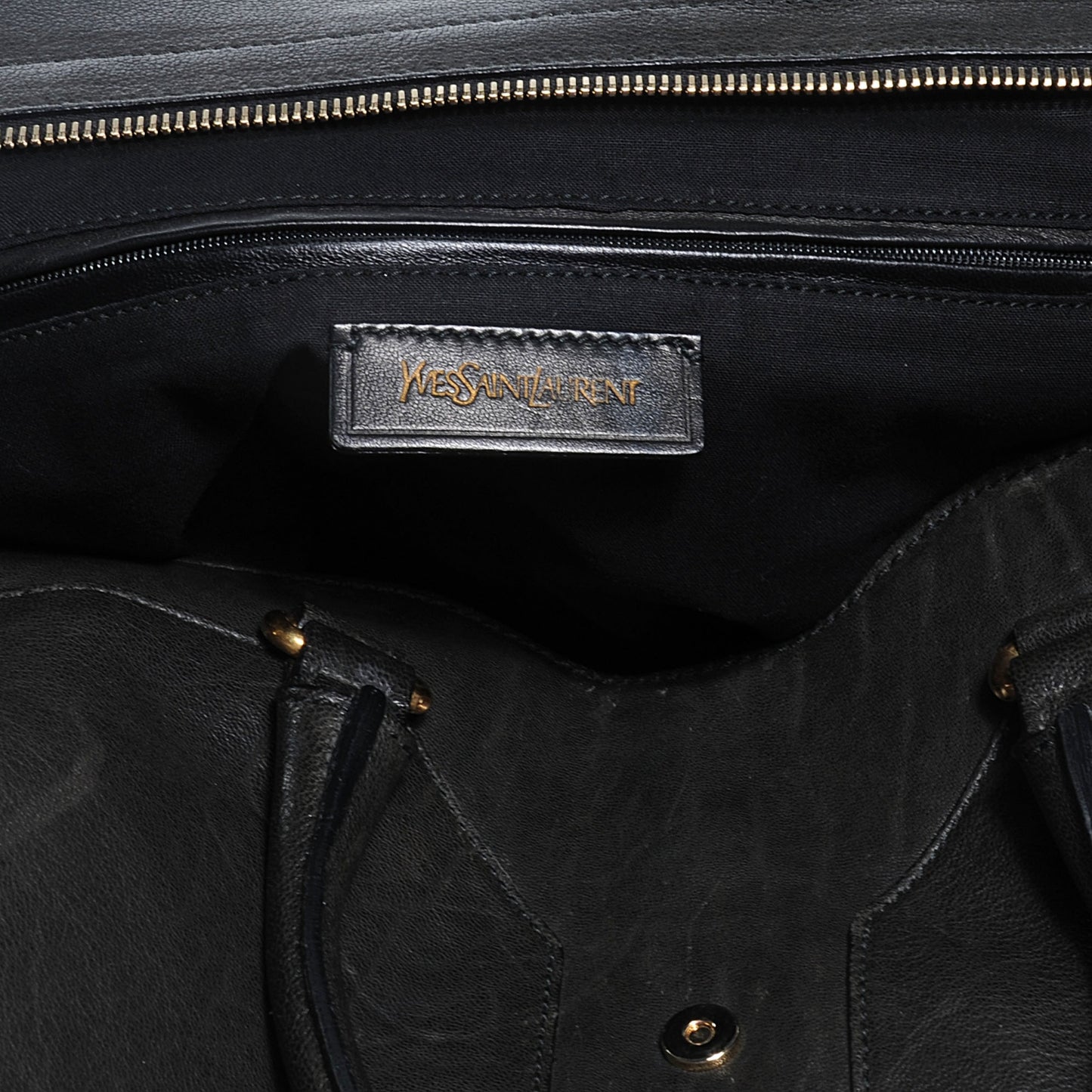 Leather Large Cabas Chyc Black
