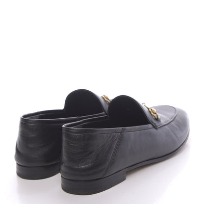 Gucci Lambskin Womens Brixton Horsebit Loafers 39 Black 4 of 11