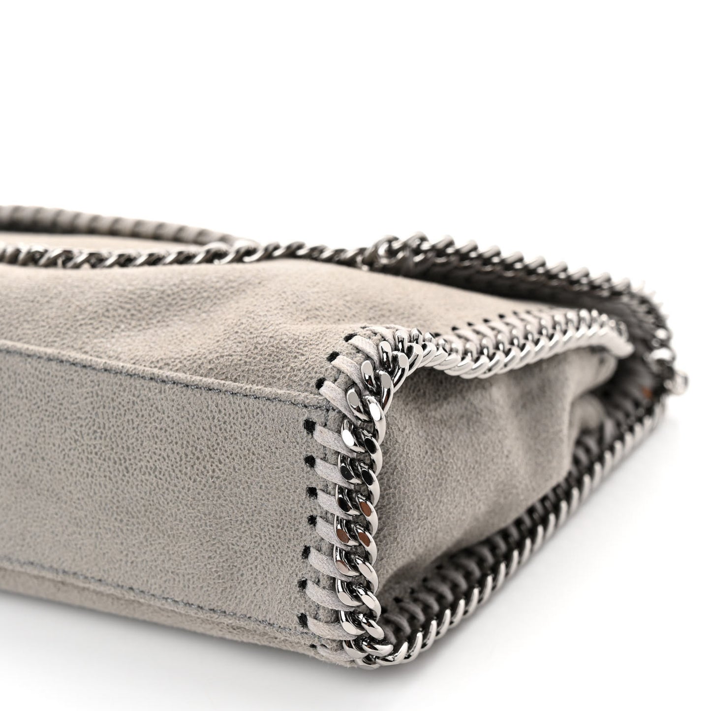 Shaggy Deer Mini Falabella Crossbody Bag Grey