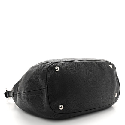 Prada Vitello Phenix Hobo Black 4 of 11