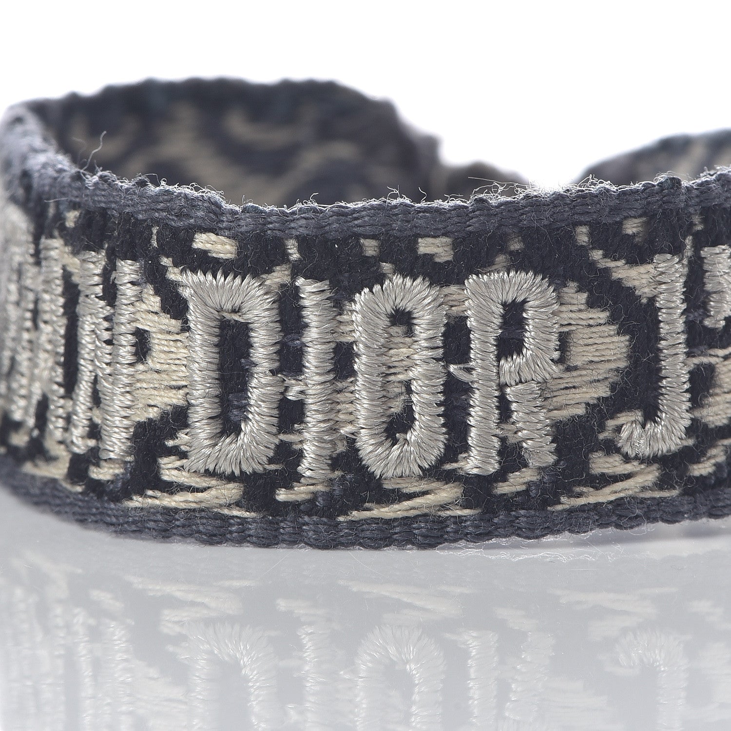 Christian Dior Woven Cotton J'Adior Friendship Bracelet Blue 5 of 6