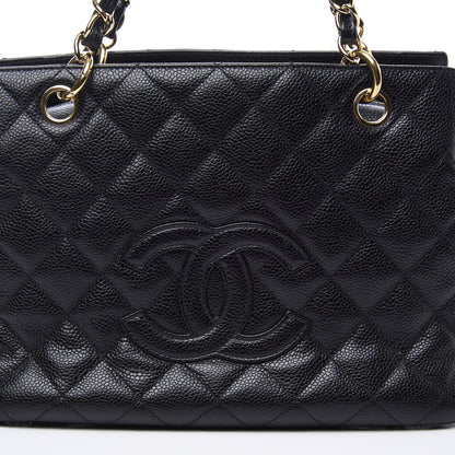 Chanel Caviar Quilted Petit Timeless Tote PTT Black 9 of 9