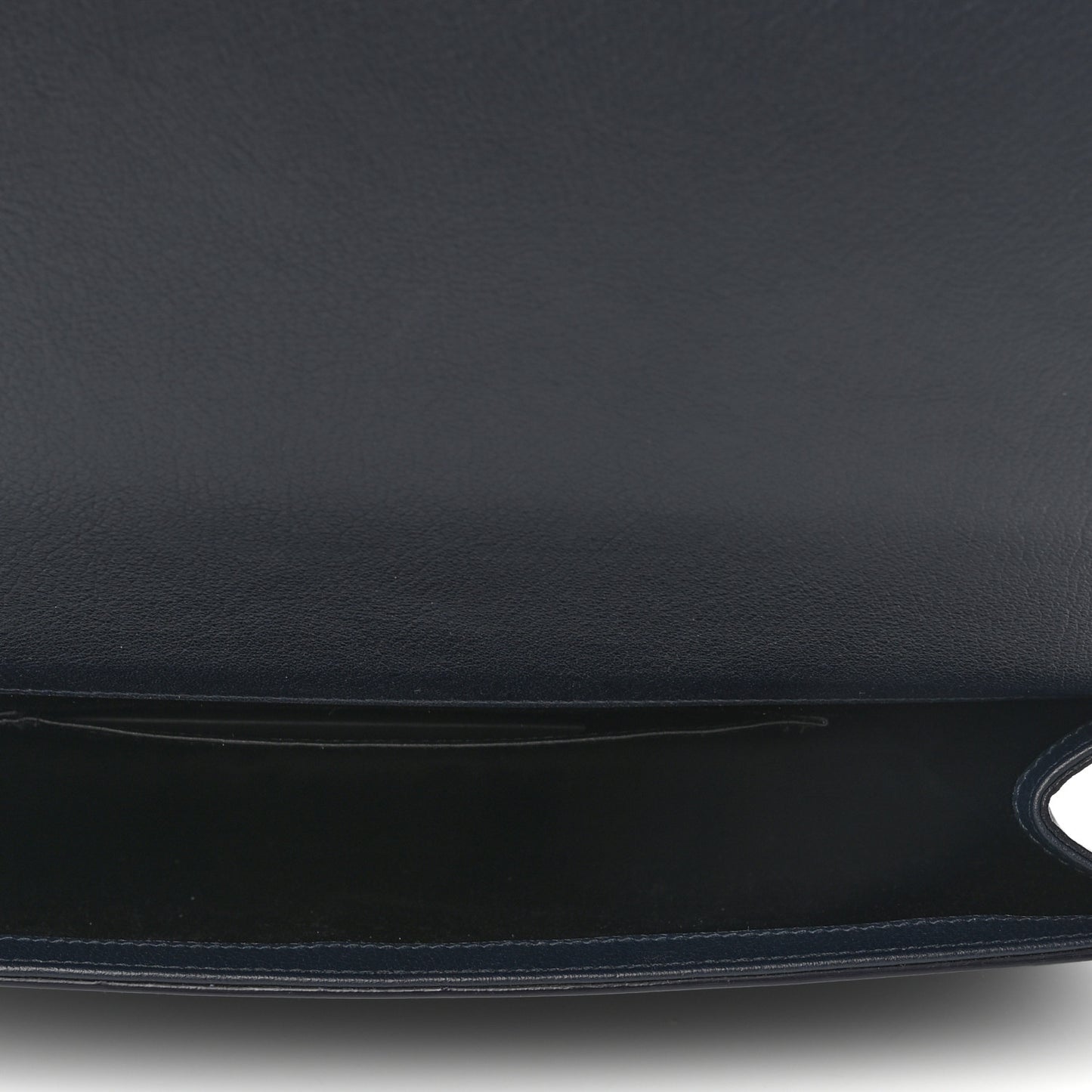 Calfskin Monogram Large Belle De Jour Clutch Navy
