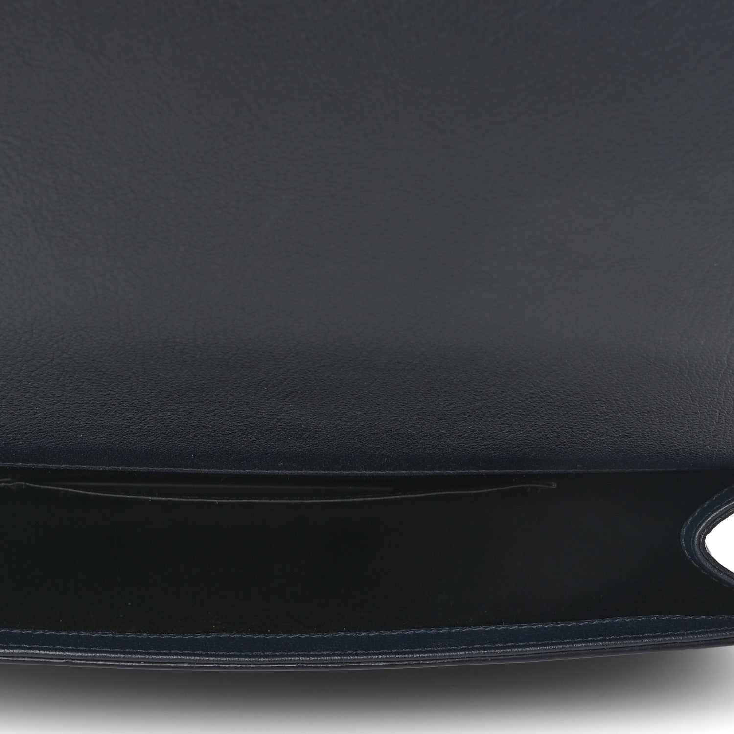Saint Laurent Calfskin Monogram Large Belle De Jour Clutch Navy 5 of 8