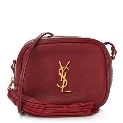 Saint Laurent Nappa Monogram Blogger Bag New Red 1 of 9