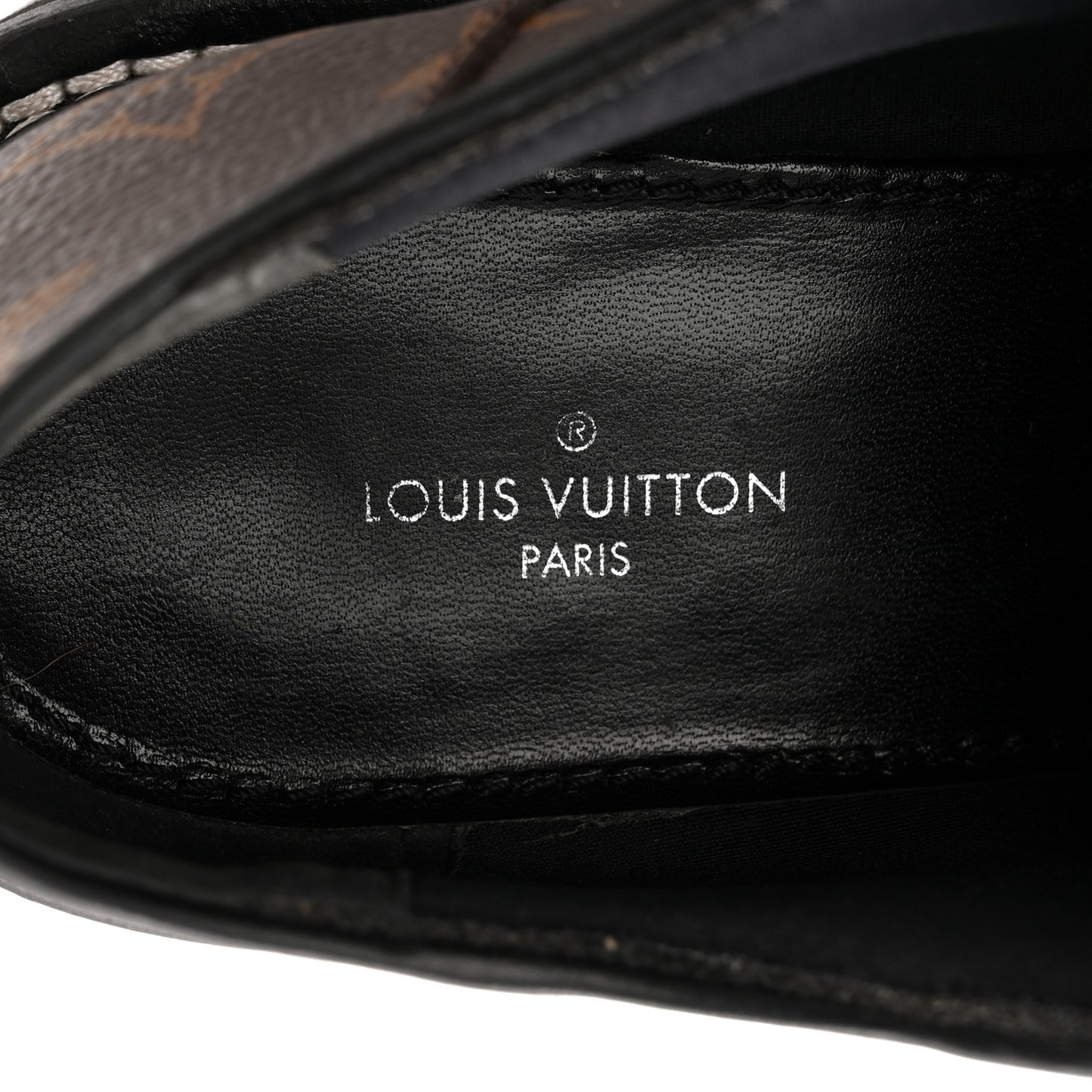 Monogram Calfskin Beaubourg Platform Derby Shoes 37.5 Brown