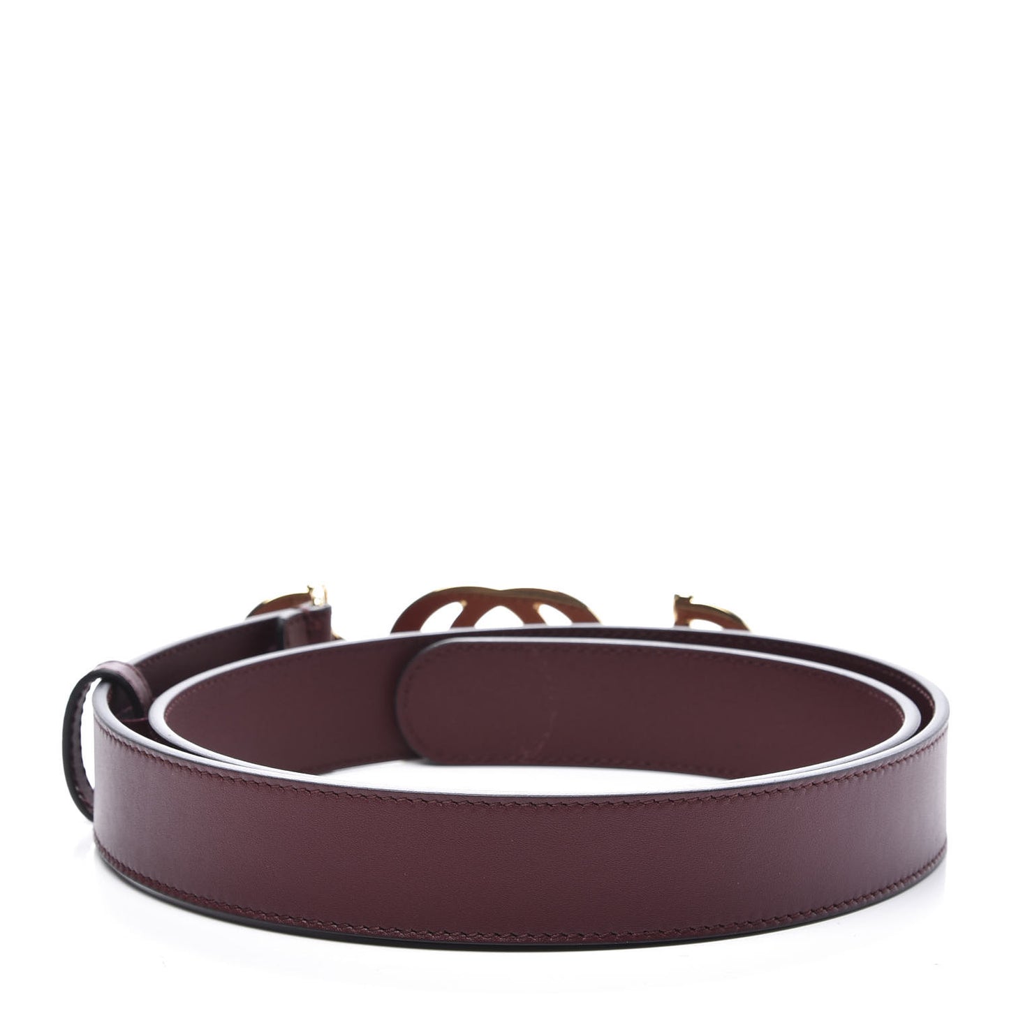 Calfskin Zumi 30mm Belt 90 36 Vintage Bordeaux