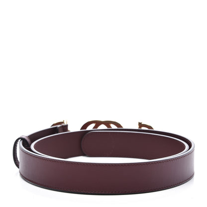 Gucci Calfskin Zumi 30mm Belt 90 36 Vintage Bordeaux 2 of 6