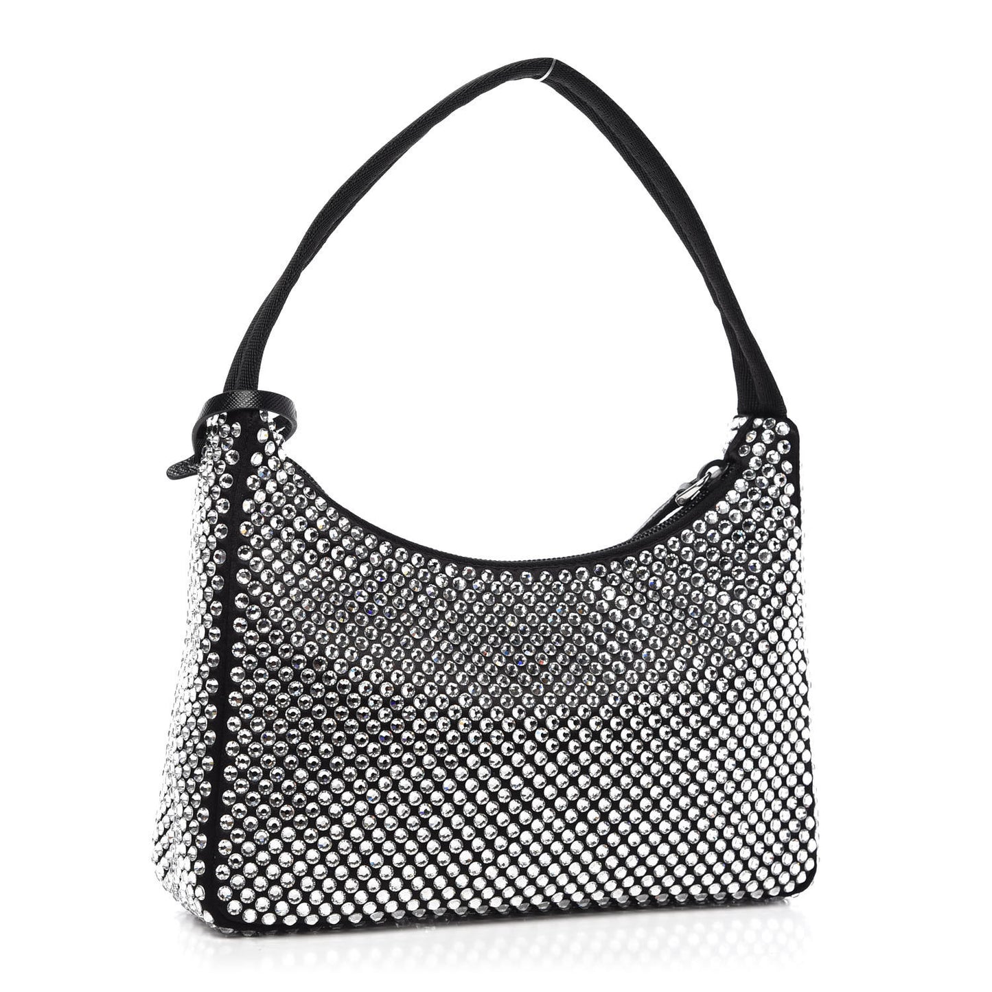 Satin Crystal Mini Re-Edition 2000 Bag Cristal